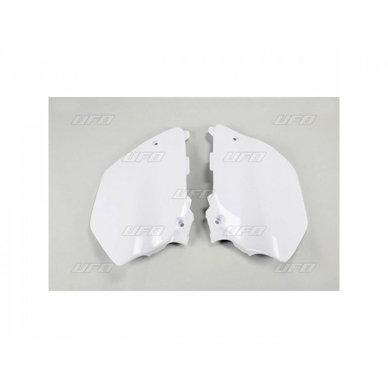 PLAQUES LAT. YZ125-25002-05 BLANC YZ 91-09