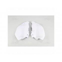 PLAQUES LAT. YZ125-25006-09 BLANC YZ 91-09