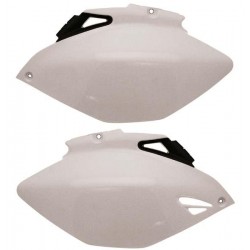 PLAQUES LAT.YZF250-45006-09 BLANC YZ 91-09