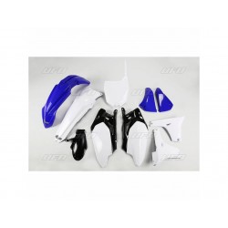 KIT PLASTIQUES UFOYZ450F 10-13 COULEUR BLEU-BLANC