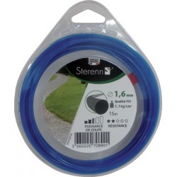 Fil nylon rond débrousailleuse dévidoir 15 mètres