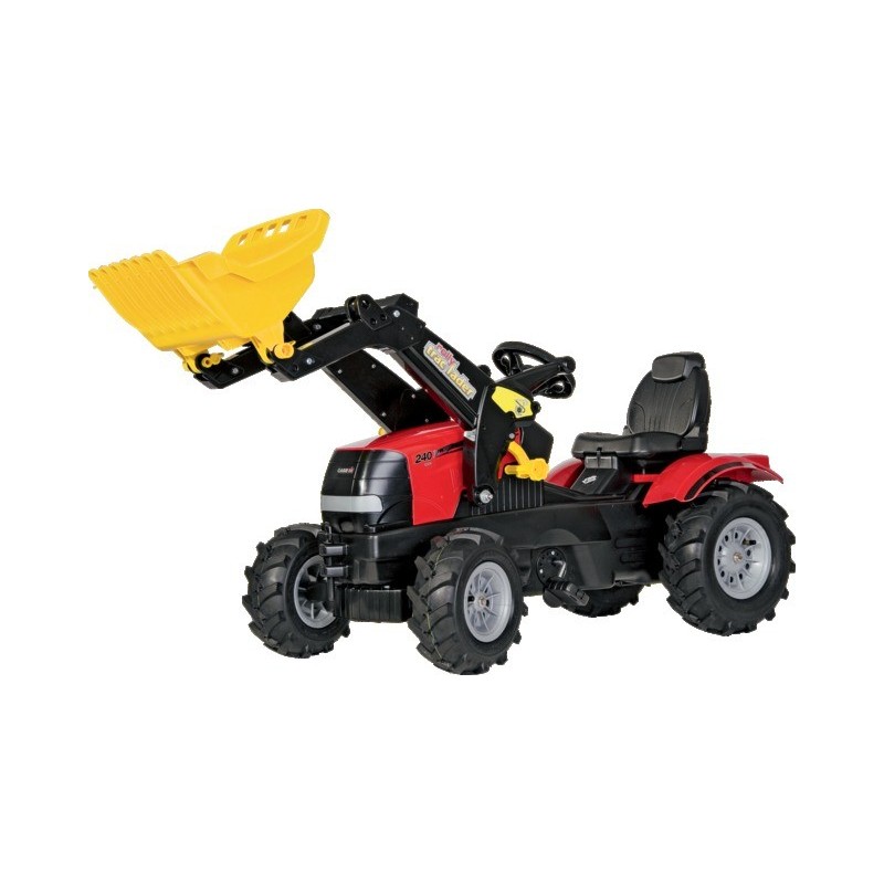 Tracteur Case IH CVX avec chargeur et pneus gonflables