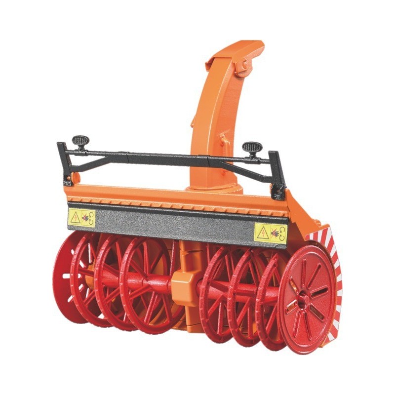 Tracteur Fendt déneigement orange Siku