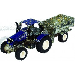 Micro-série - Tracteur NEW HOLLAND + Led + Remorque